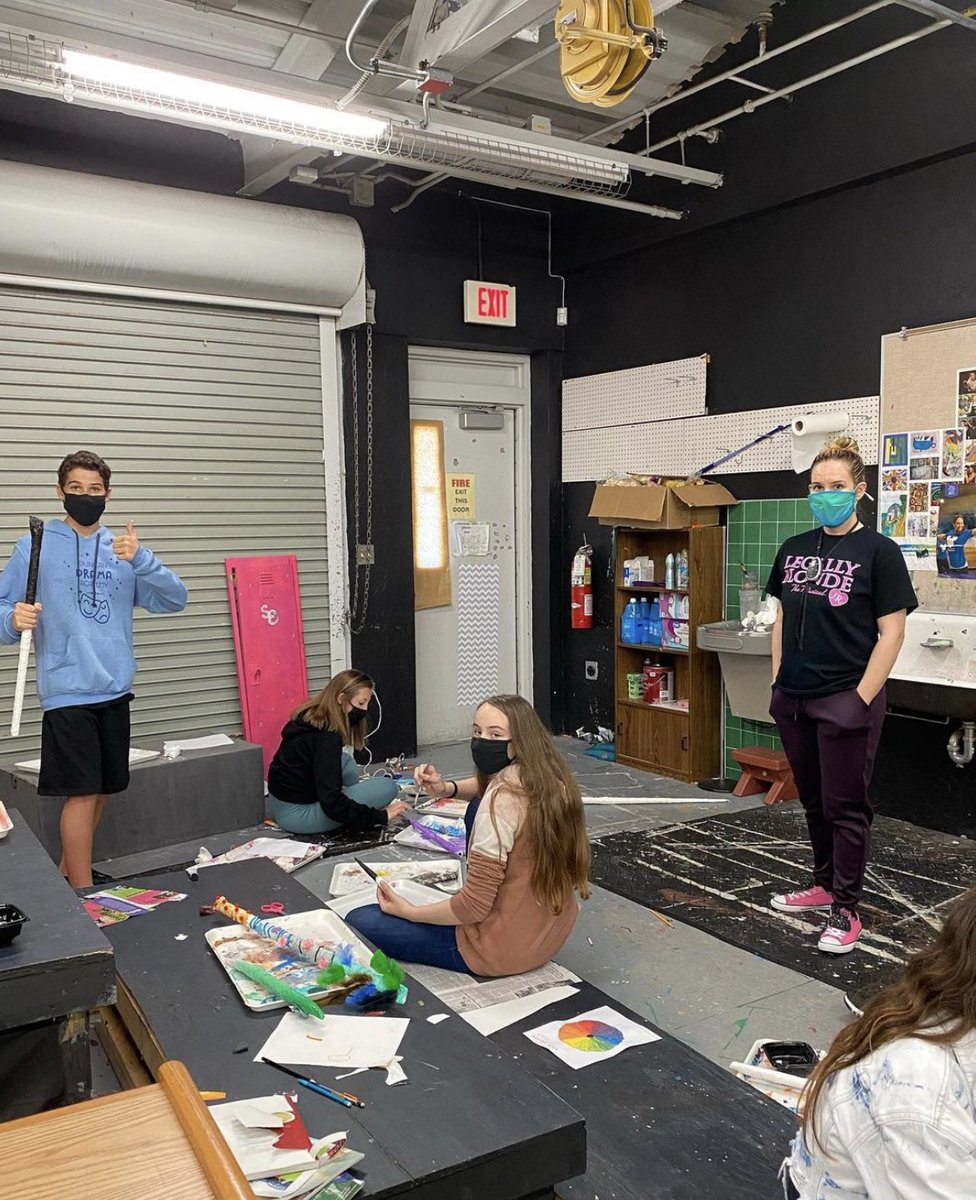 DMSDramaAcademy's tweet photo. #tios21 #theatreinourschools I am so lucky to get to mentor my daughter and her friends. There are few pictures of us together in class. Photo creds: Dani https://t.co/3tYv9Sjc32