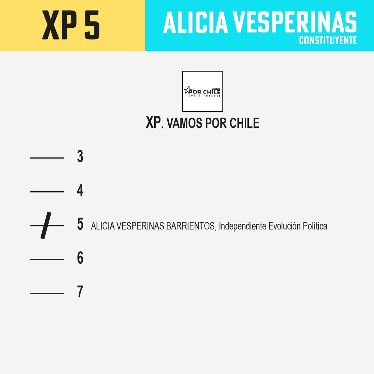 alivespe's tweet photo. Para las candidaturas a #constituyentes esta será la papeleta de voto en nuestro #distrito25 https://t.co/DnSJ2emV3m