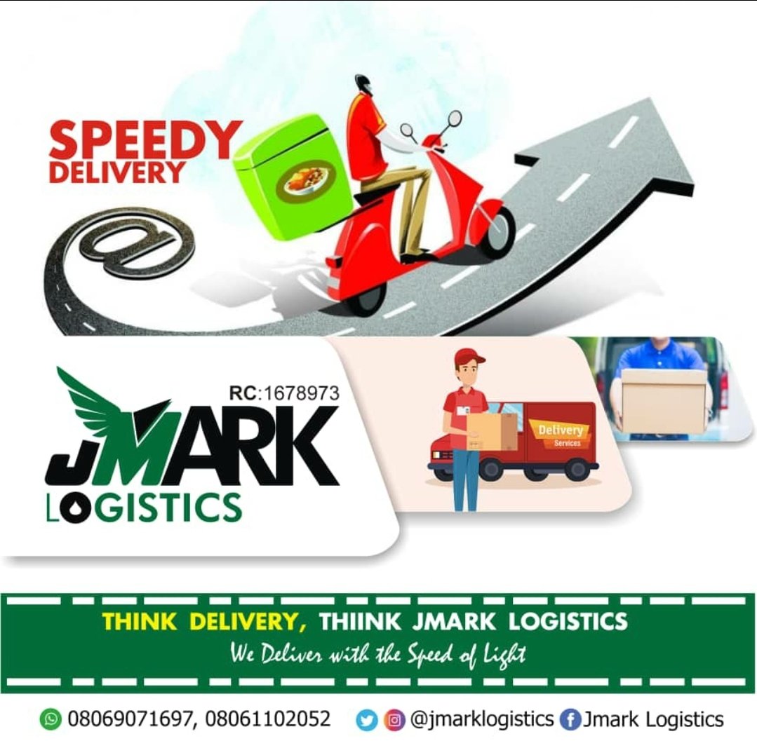 jmarklogistics's tweet photo. @aproko_doctor @ScentHQ @Oscabilo1 For your swift, safe and reliable deliveries within Abuja and environs, dm or holla @jmarklogistics: 08069071697.
#AbujaTwitterCommunity
#AprokoSME
#JMarkLogistics https://t.co/sXruyshP75
