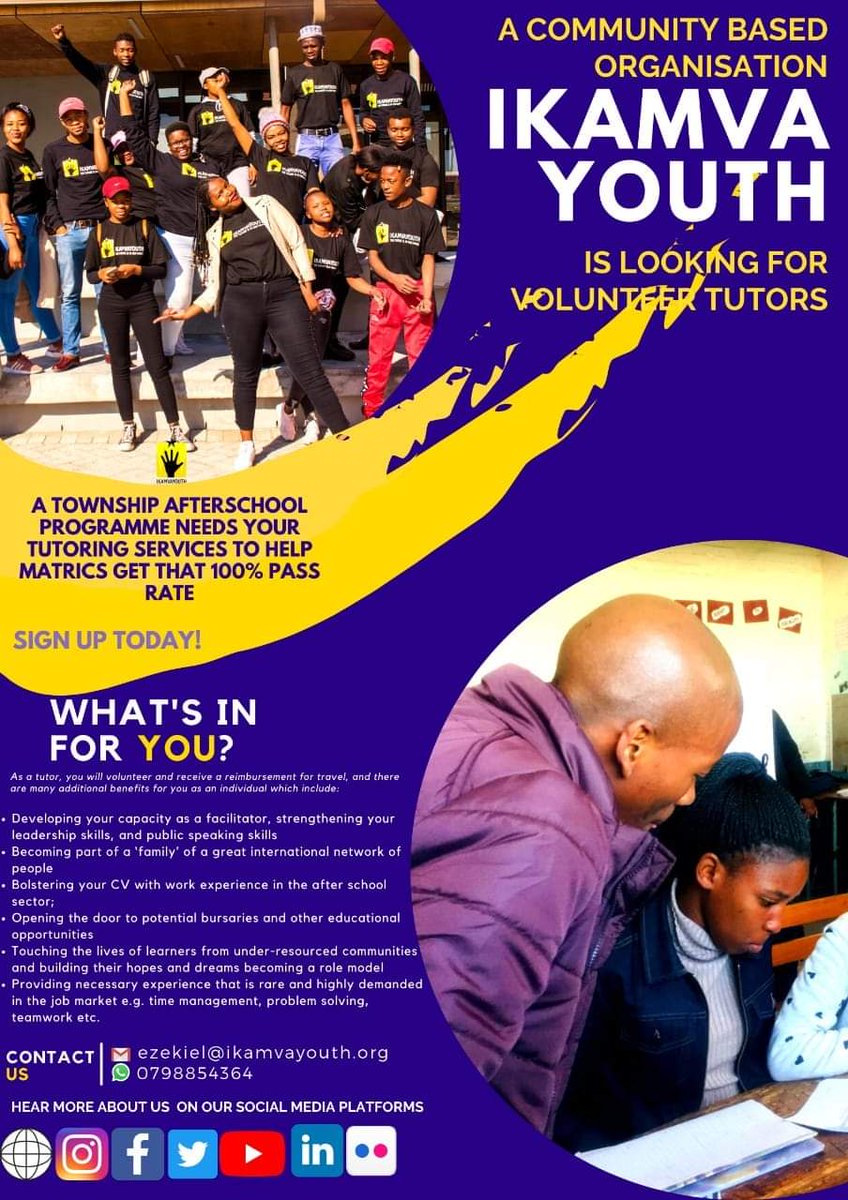 Volunteering opportunity 🔌🔌