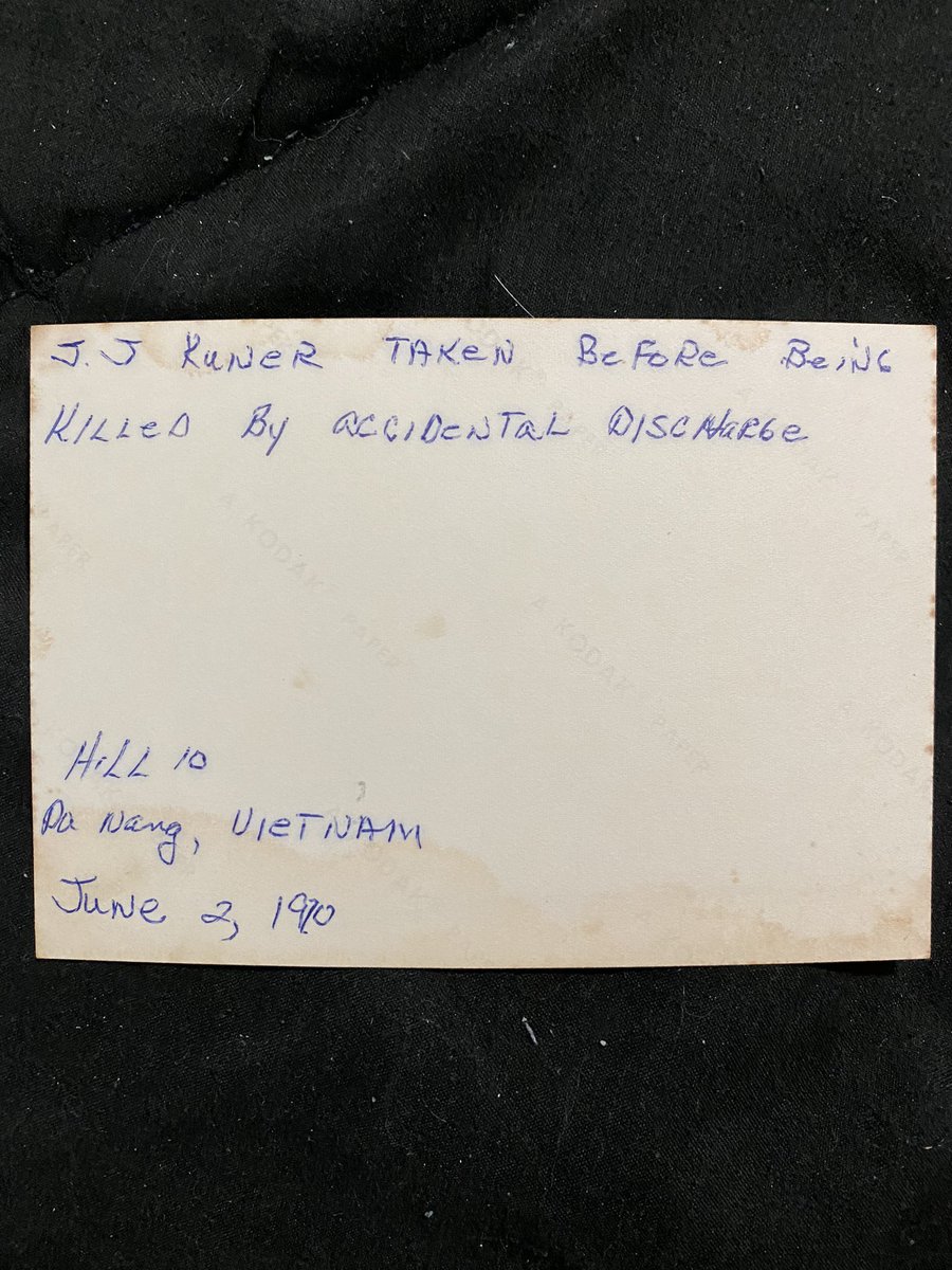 THEANTHEMGIRL's tweet photo. Does anyone know the family of Robert M. Kuner Jr. from Beaver Falls, PA?  Robert was KIA on 6/15/70 in Vietnam.  Michael F. Davids served with him and passed in ‘17 from Agent Orange. Michael's son Jeremy @_LoveTheUSA found these pic of Robert... 
#VietnamWarVeteransDay https://t.co/jQtW98XwcN