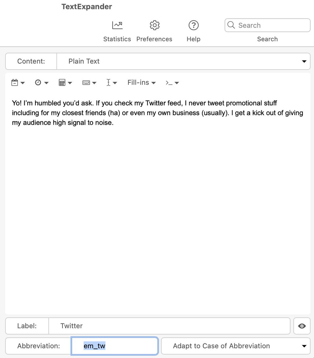 If you get a lot of emails:1. Go through your last 500. 2. Find replies you often give. 3. Turn them into snippets. I use TextExpander.(You can customize snippets per recipient. Avoid being robotic.)The best snippets are reasons why you can't give someone your time.