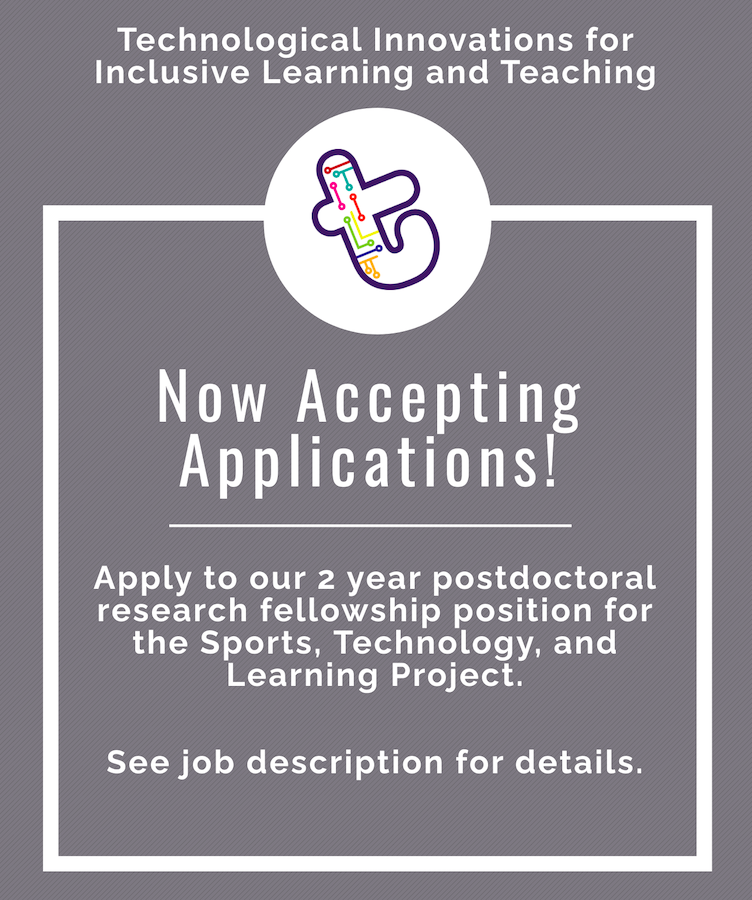 We are looking for a postdoctoral fellow to join our team! Details here: docs.google.com/document/d/1fn…
#TIILT #postdoc #sports #technology #learning #Northwestern