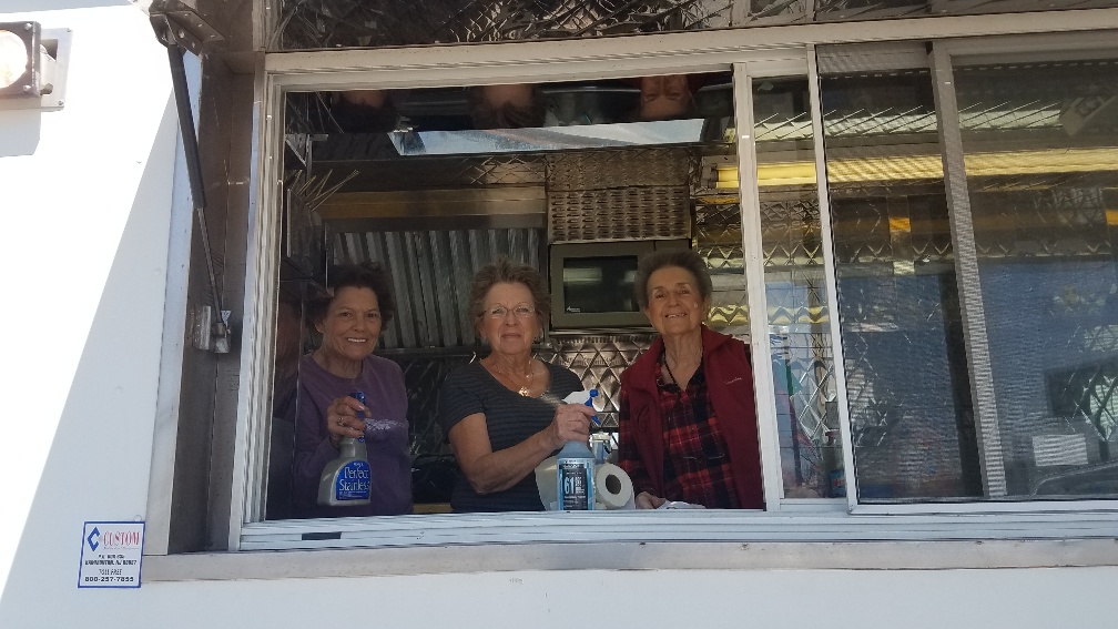 Volunteers mean so much to us. They're called to help in various ways. We're grateful for Rosie, Doris and Charlotte who are our newest Emergency Disaster Services volunteers. On Monday they spent the day cleaning our canteen. Thank you ladies!  #DoingtheMostGood