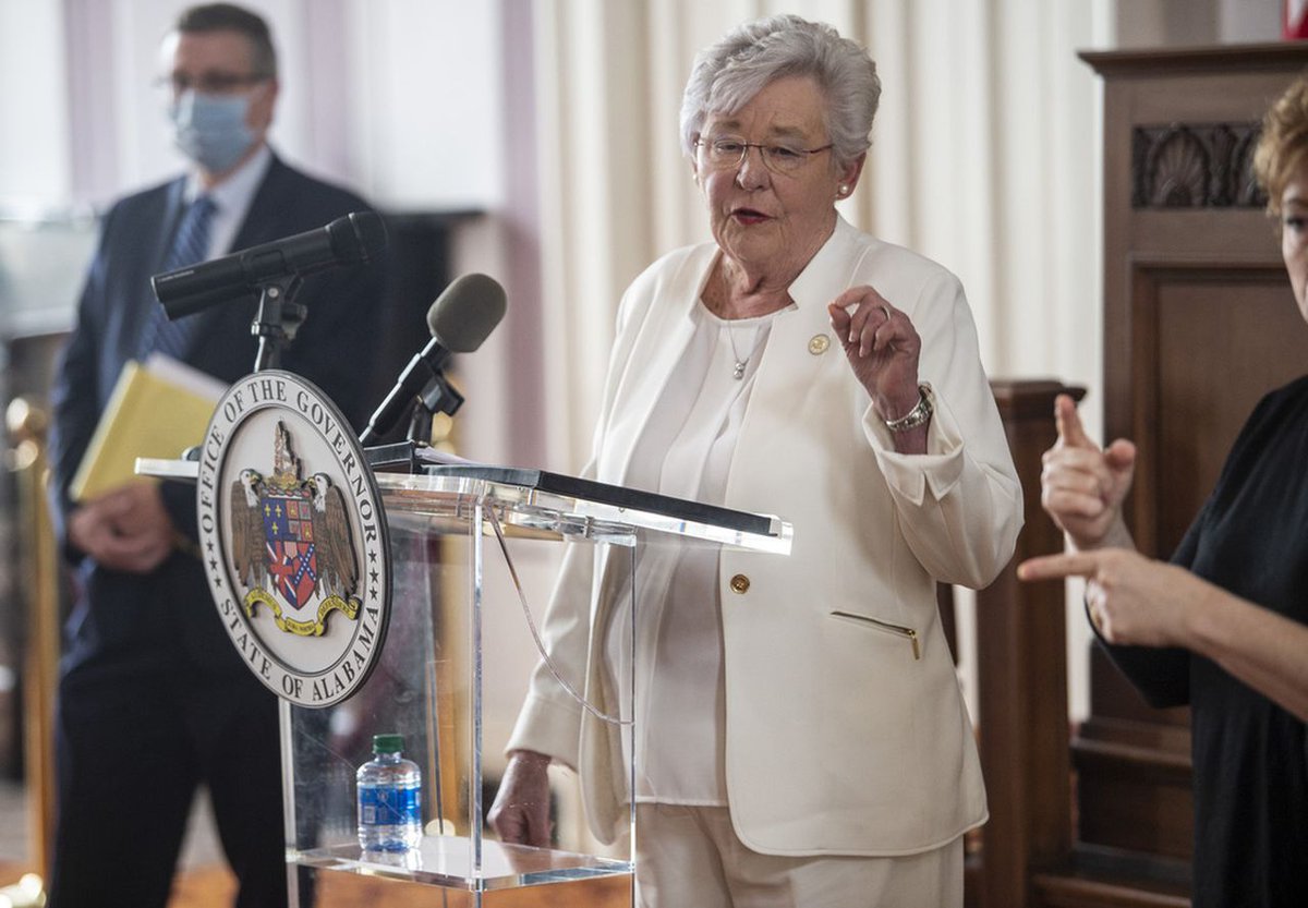 Gov. Kay Ivey is not changing her mind on the mask order, despite President Biden’s call to keep mandates. trib.al/zzfDukz