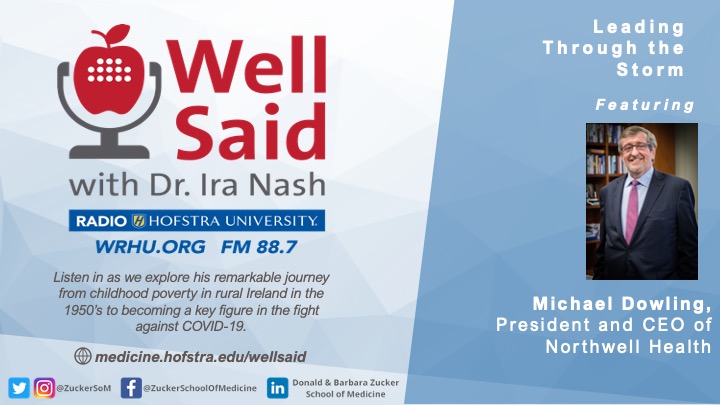 Ira Nash (@iranash) on Twitter photo Listen to my interview with <a href="/NorthwellHealth/">Northwell Health</a> CEO <a href="/MichaelJDowling/">Michael J. Dowling</a> on "Well Said". We discuss his extraordinary life story and #leadership through #COVID. <a href="/ZuckerSoM/">Zucker School of Med</a> <a href="/wrhuradio/">WRHU Radio Hofstra University</a> <a href="/HofstraU/">Hofstra University</a> <a href="/HofNorthwellDOM/">Northwell Department of Medicine</a> bit.ly/2P9odaX Listen to my interview with <a href="/NorthwellHealth/">Northwell Health</a> CEO <a href="/MichaelJDowling/">Michael J. Dowling</a> on "Well Said". We discuss his extraordinary life story and #leadership through #COVID. <a href="/ZuckerSoM/">Zucker School of Med</a> <a href="/wrhuradio/">WRHU Radio Hofstra University</a> <a href="/HofstraU/">Hofstra University</a> <a href="/HofNorthwellDOM/">Northwell Department of Medicine</a> bit.ly/2P9odaX
