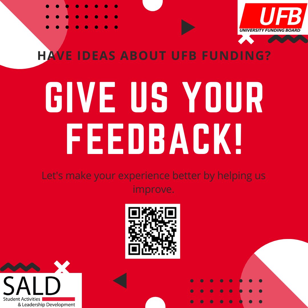 @ucfundingboard wants to hear from you! Fill out our yearly assessment today to share your feedback and help us make your experience better and improve the funding process. Scan the QR code or go to the link in our bio to share your feedback.