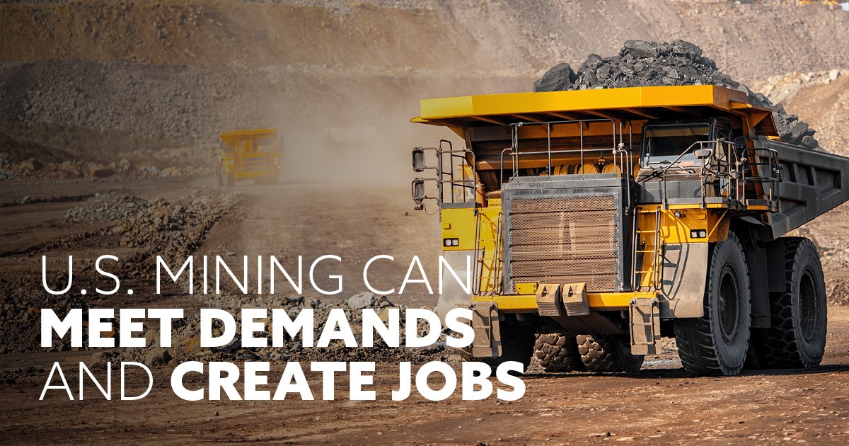 MiningFan's tweet photo. Made in America should mean mined in America. Discover the impact of a stronger domestic mining industry: https://t.co/MkJxYDCH09 https://t.co/tFWbU2WoLQ