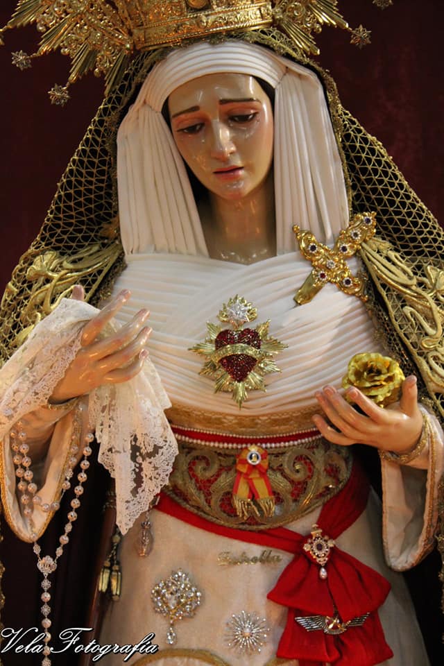 Hoy ya 30 de Marzo, se celebra la Onomástica de María Santísima de La Estrella, esta tarde a las 19,00 horas en la Parroquia del Sagrado Corazón de Jesús, celebraremos una Mísa en su Honor, estais todos invitados a asistir, siempre dentro de las reglas y aforo  de la Parroquia.