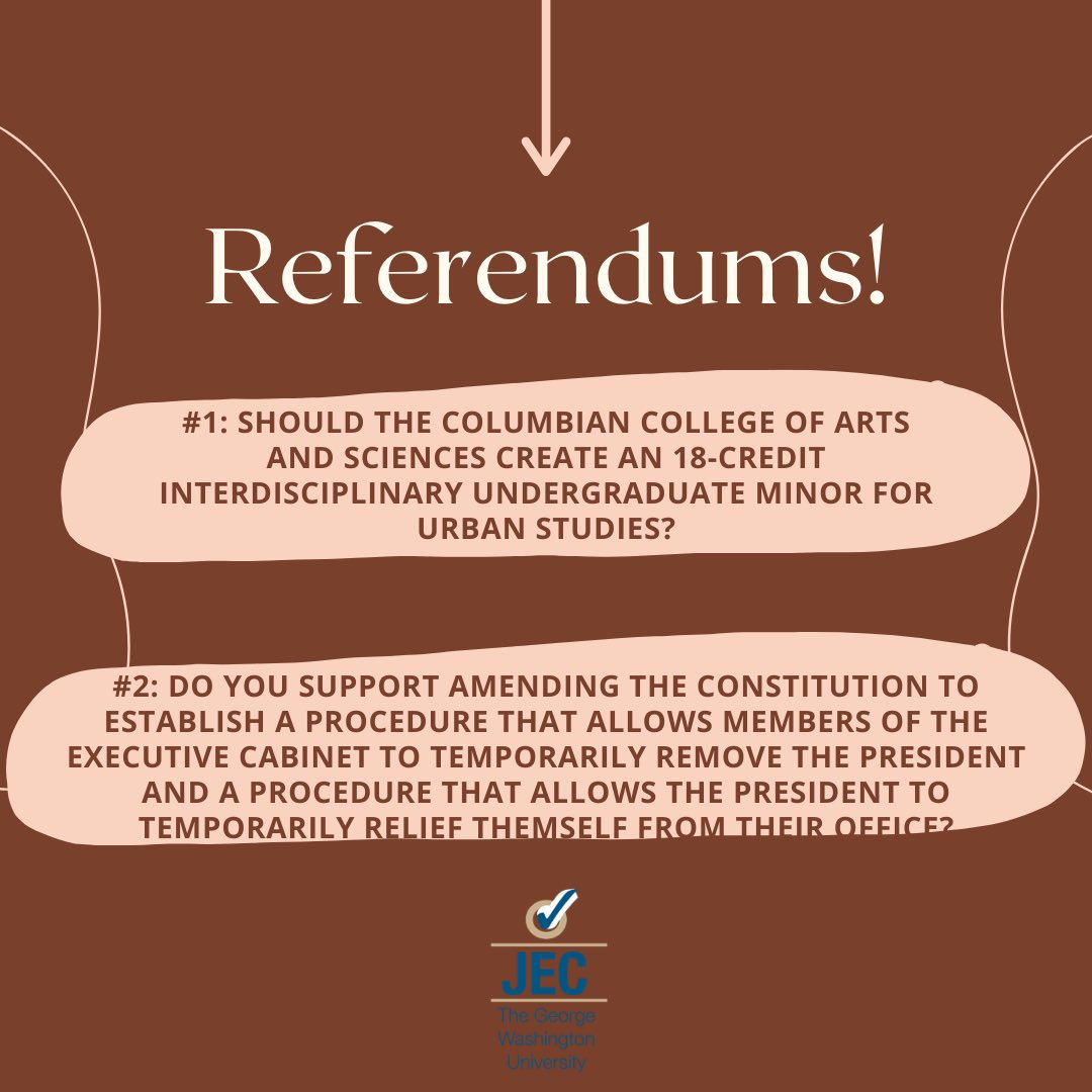 There will be 2 referendums on the ballot this year! All voters will be able to select yes or no on whether they support them.