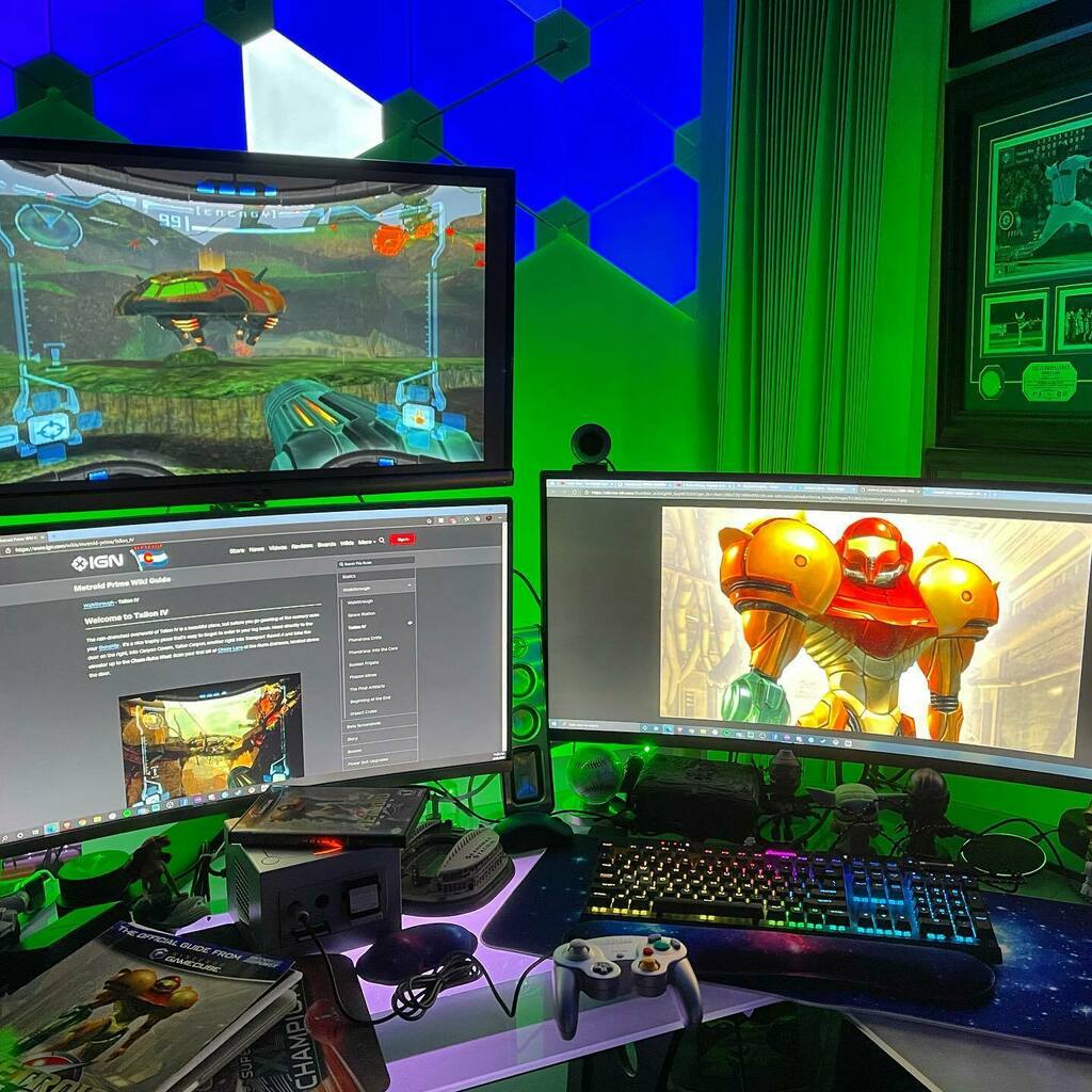 BJLiestman's tweet photo. It’s Prime Time Baby. #seattlegamer #metroid #metroidprime #nintendo #twitch #twitchstreamer https://t.co/ceJPU8xC7U https://t.co/Bn6dnCFxKR