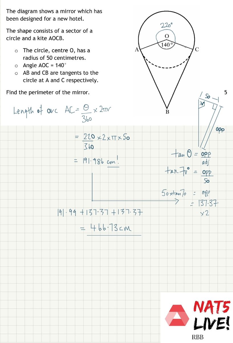 LiveNat5's tweet photo. Nat5Live! Nat5 Session was great fun this evening! 8 delegates, 12 exam questions in just 1 hour. Here is a flavour of one question! 
#buildconfidence #havingfundoingsums https://t.co/VqcMOga8VY