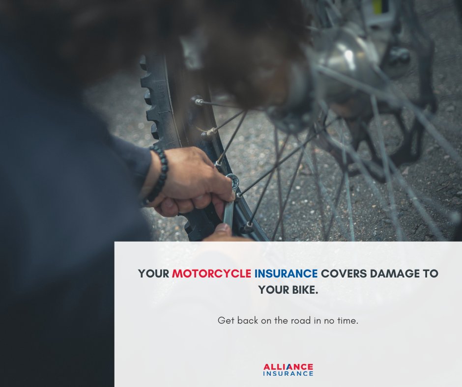 AllianceInsurCO's tweet image. Here's a fun fact: having motorcycle insurance means you're covered if your bike gets damaged. 🏍️

Having the right insurance for you means you're back on the road in no time. 🏃

We can help. 🤗

insuranceincolorado.net

#MotorcycleInsurance #DidYouKnow #BikeCoverage