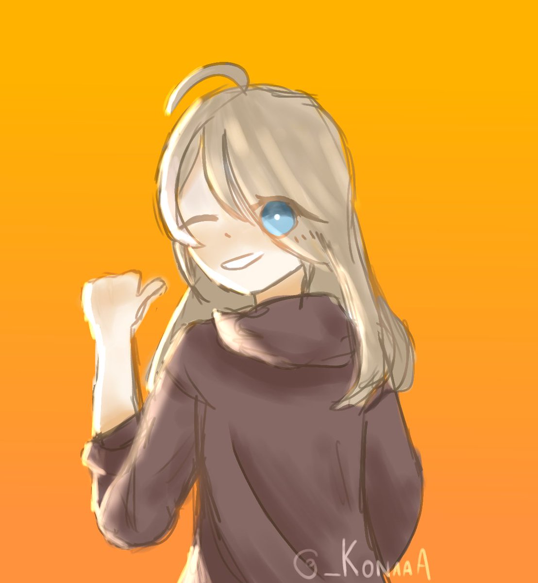 _KonaaA's tweet photo. @Cake_artowo ¡HolA!
Soy konamy y me encantaría conocerte!! Mi arte no es tan bueno como los de otros;; pero me esfuerzo cada día para mejorar::DD✨ https://t.co/wFTteCA5ra
