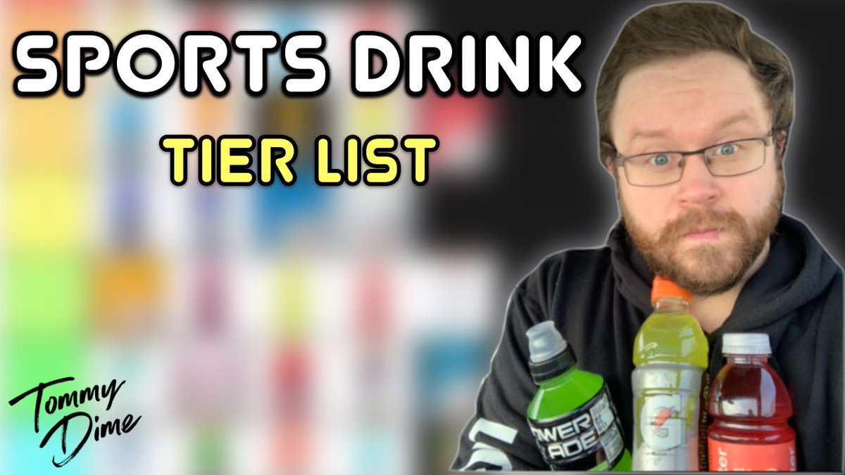 NEW YT VID! One of my favourite videos we’ve done so far! The sports Drink Tier list 😂🙌. (On the push for 100 YouTube subs!) youtu.be/rzhNqZ4qpVY