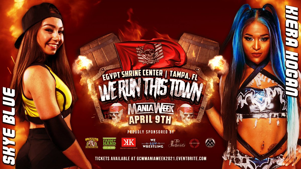 MilfyZoomedInXX's tweet photo. More of the amazing 8pm lineup.
@GCWWrestlingPro
#GCW18 We Run This Town 
April 9th 
Tampa
Egypt Shrine Center 

Tickets available at:
https://t.co/KkZl1Z7WGc 

#UnitedWeFight https://t.co/bkWPrdiZgt