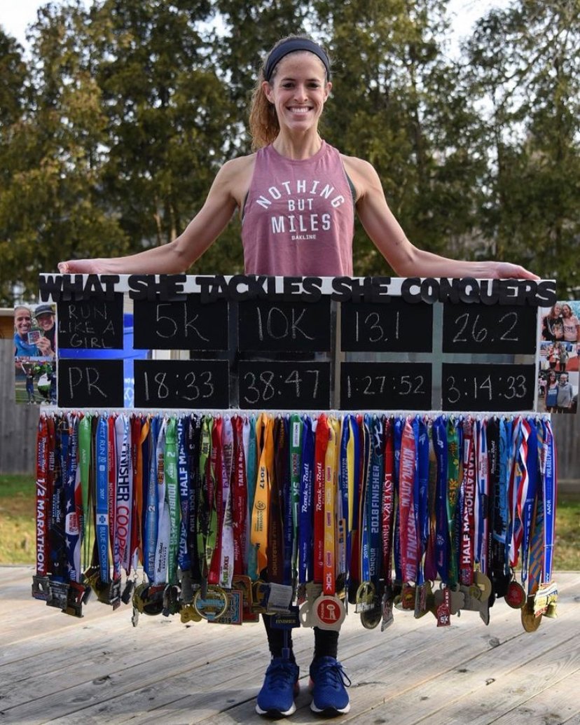 RunVirtual365's tweet photo. Okay, @meghancoyle we see you with this INCREDIBLE #medalmonday rack 🤩

Drop a comment below and tell us what your medal collection means to you!

#runvirtual365 #virtualevents #runningcommunity https://t.co/aUL7OguqQR