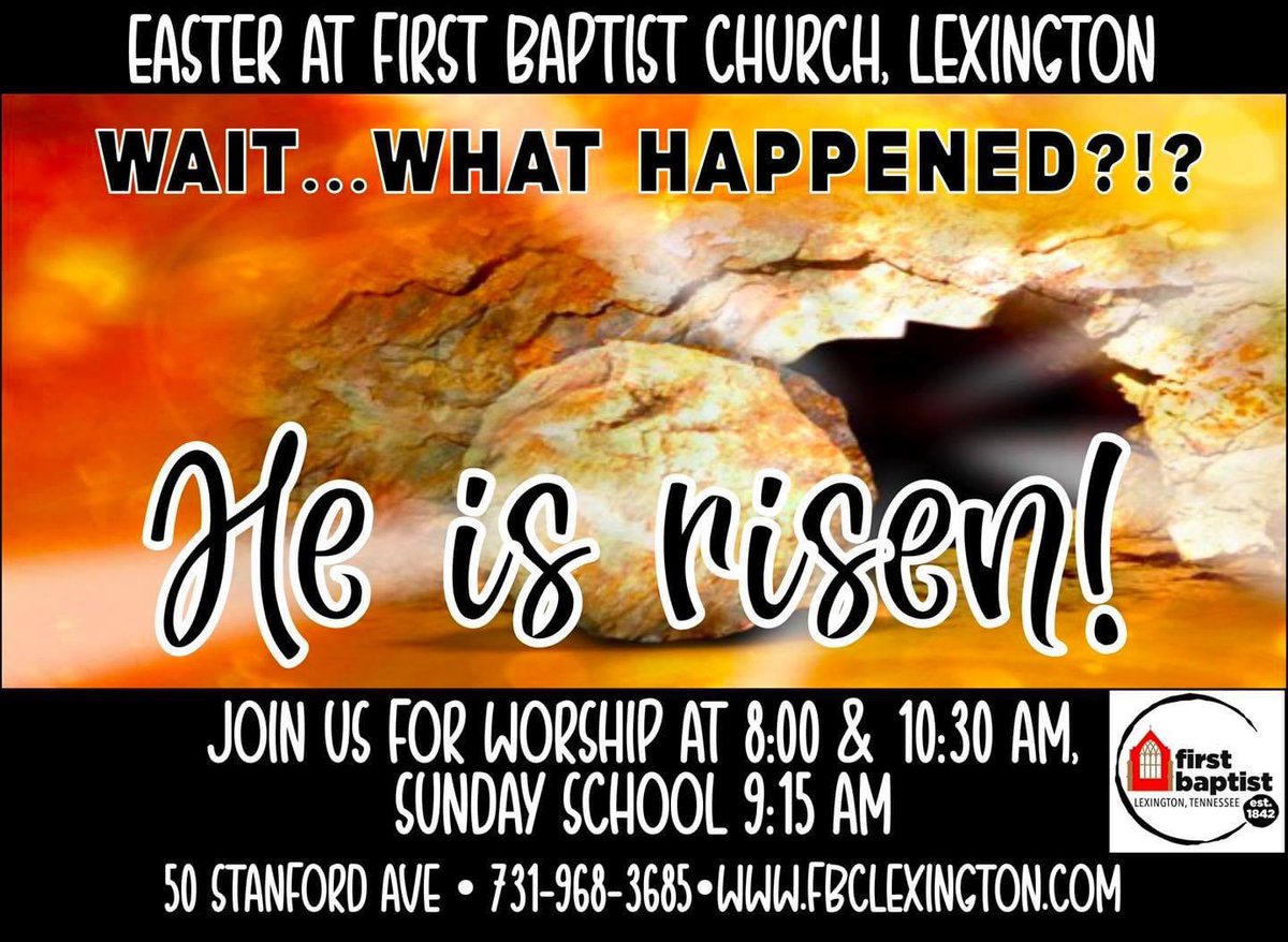 clayhallmark's tweet photo. Easter @fbclextn https://t.co/Q3wSDE62o3