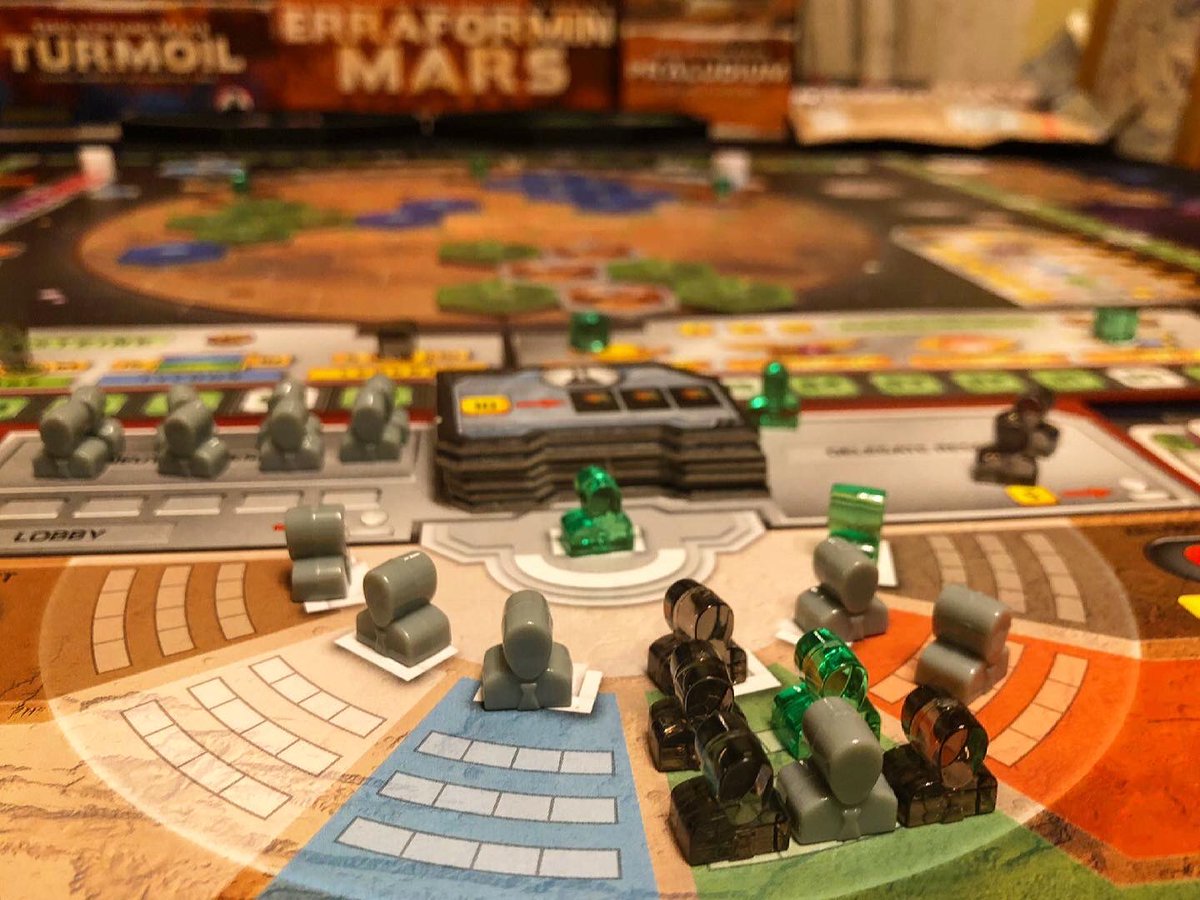 GrisuSpielteufl's tweet photo. Dreimal #TerraformingMars in den letzten 24h. Bin gerade im #Spacefever! Ich schaue super viel Dokus, beobachte die #Perseverance... super spannend.
🟢, 34 plays
🟢 = locker gespielt, draften, mehr Auswahl, 1,2,3 oder lieber 5 Erweiterungen oder Solo? Immer, jederzeit, sehr gut! https://t.co/rldDVEdtfw
