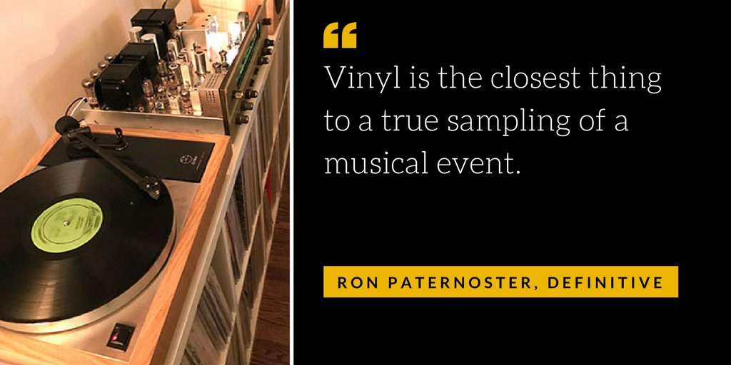 DefinitiveAudio's tweet photo. A true #LinnLP12 enthusiast, Ron owns two systems personally and has built a career in #hifi. Read his story: https://t.co/zA1IQ6D8As https://t.co/NDHONV3ODh