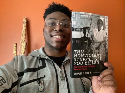 NonameBooks's tweet photo. APRIL BOOKS OF THE MONTH

The Homie Matt over at 
@aid4dahomies
 "This Nonviolent Stuff'll Get You Killed: How Guns Made the Civil Rights Movement Possible" by Charles E. Cobb Jr.

And the Legendary 
@PaulEalyMooney
  Has Picked "Cane" by Jean Toomer

Read With Us! https://t.co/V278hN7kER