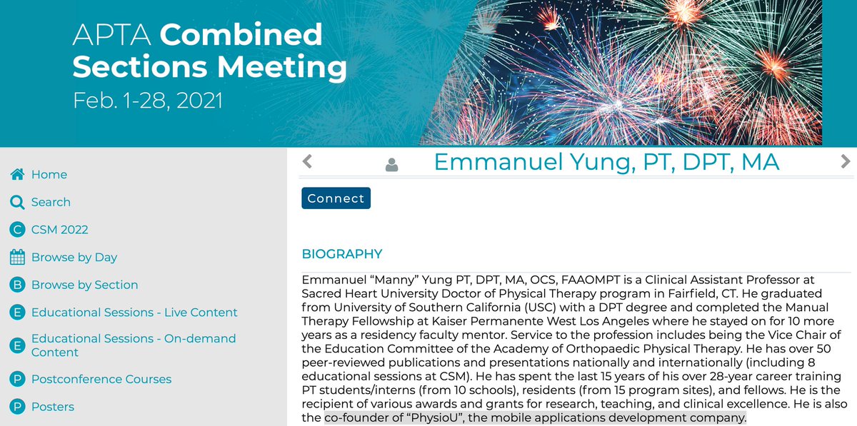 shudpt's tweet photo. Don't miss out! 3 days left @aptacsm https://t.co/K9si4vpHdO @SHUDPT Prof. Manny Yung joined @PacificDPTweet Prof. @sunsopeningband @Bvogsy @physio_u @azusapacific Prof. Michael Wong @NUPTHMS Prof. @ptjedimaster @nyulangone CMC Supervisor Dr.James Koo @APTAStudents @APTAtweets https://t.co/gZVIZ9E1T4