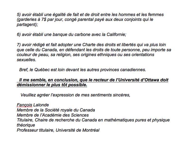 StephaneERoy's tweet photo. Ça en dit long et ça met les points sur les i. Et ça a surtout le mérite d'expliquer à ceux qui ne connaissent pas l'histoire. @uOttawa @recteurUOpres #attaran https://t.co/o6yFMzA5Rv