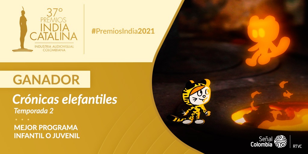 CElefantiles's tweet photo. Para los que aún no sabían. @CElefantiles se trajo de Cartagena el premio a Mejor Programa Infantil o juvenil.
¡Alegría total! https://t.co/WOJuv60Guo