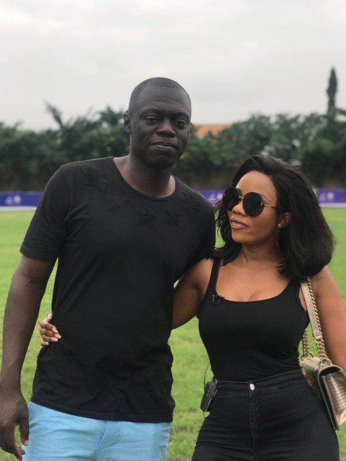 Serwaa Amihere and Michael Oti Adjei