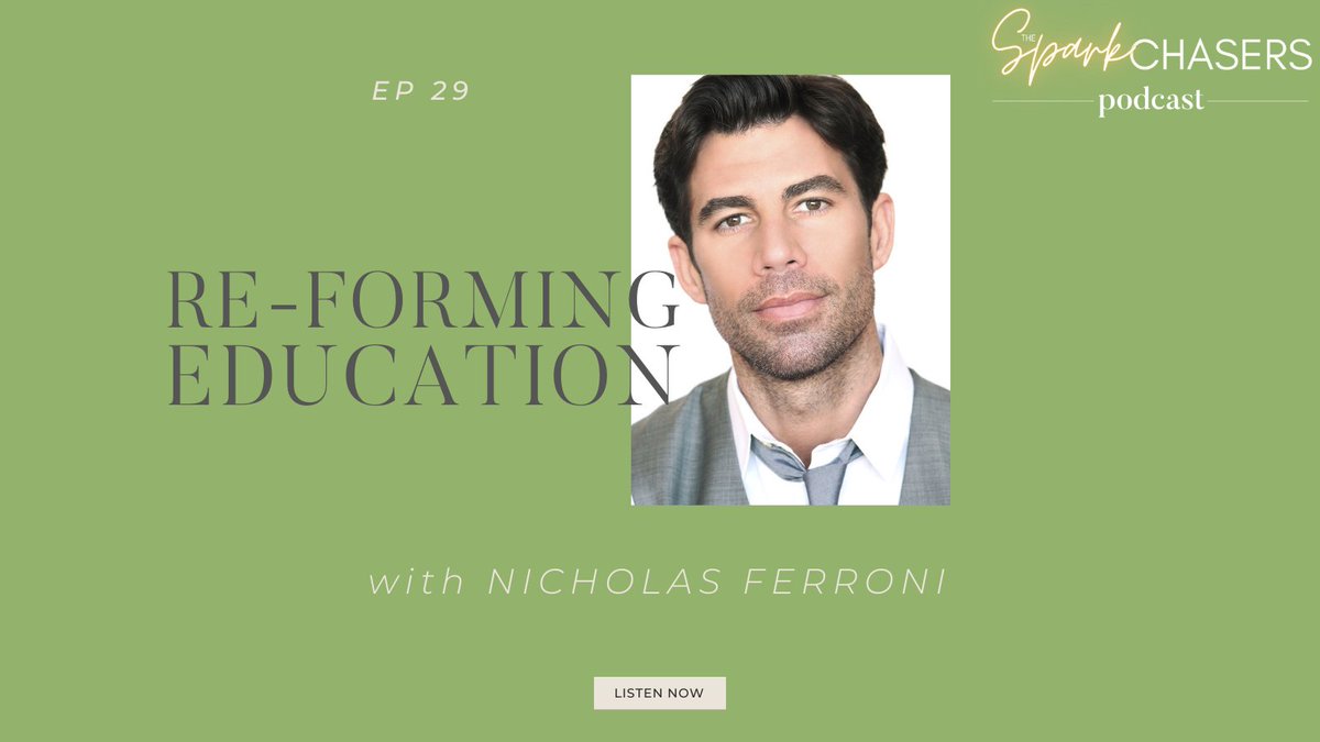 artsintedu's tweet photo. In ep 29 of #Sparkchasers, #educator / #activist @NicholasFerroni shares how we can all be a part of #edreform efforts. | https://t.co/5MeysmmcRh
#tunein #podcasts #ApplePodcasts #PodcastsOnSpotify #k12 #ArtsEd #Education #TeacherTwitter #EduTwitter https://t.co/weLxgIzJ5p