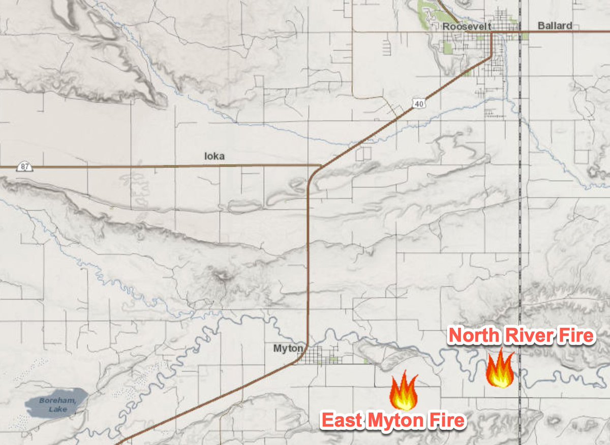 #EastMyton and #NorthRiver fire locations. 
utahfireinfo.gov #ffslkw
