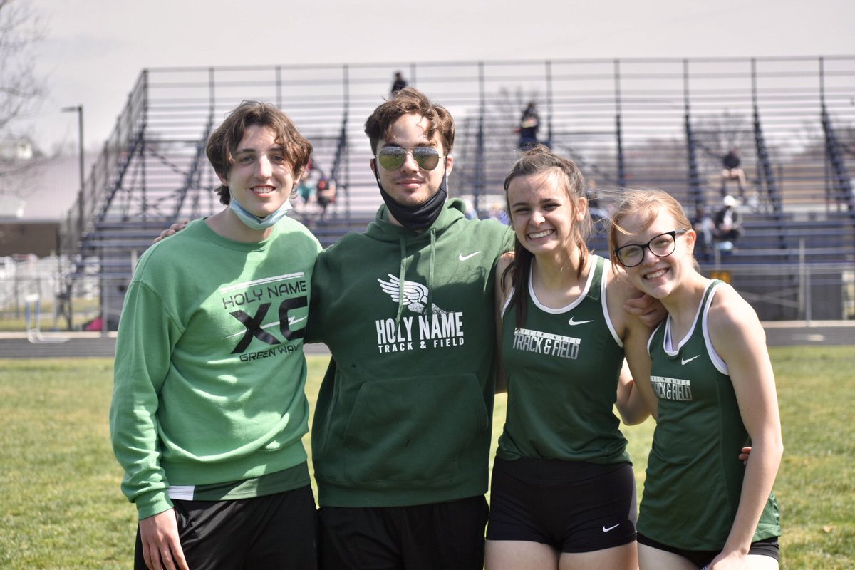 These four have been proving it off the track for a long time and Saturday they proved it on the track, scoring in 8 events between the 4 of them.  Your 2021 Track captains: Ryan Tomblin, AJ Costanzo, Alyssa Dolan and Jessica Klonowski.  Team is in great hands with these four!