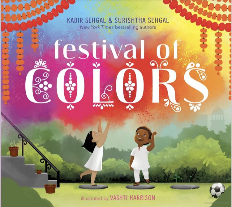 MissFarrKinder's tweet photo. Today we read “Festival of Colors” by @kabirsehgal and Surishtha Sehgal to learn about and celebrate Holi! Happy Holi to all who celebrate! https://t.co/9cJTFLVkoo