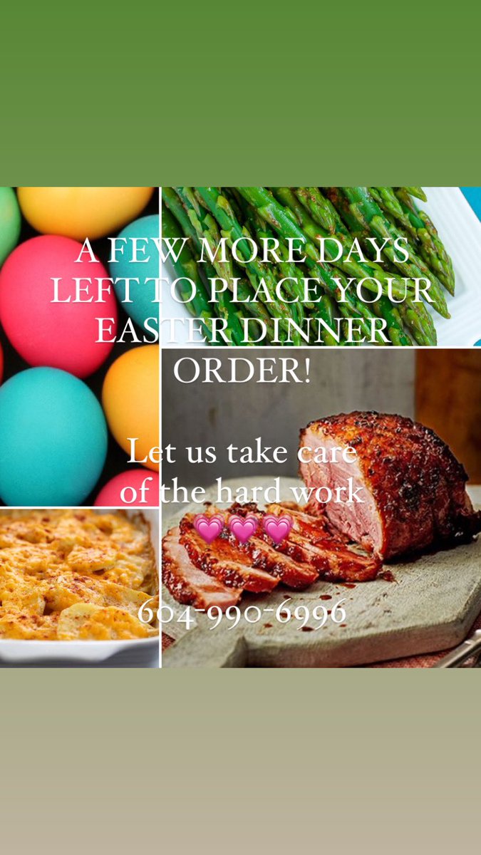 Easter Dinner Packages!  A few more days to place your order.  Give us a call and let us do the hard work 💗🐣🐰💗 #curbsidedelivery #easterdinner #gourmettakeout #northshorecatering #amfcatering