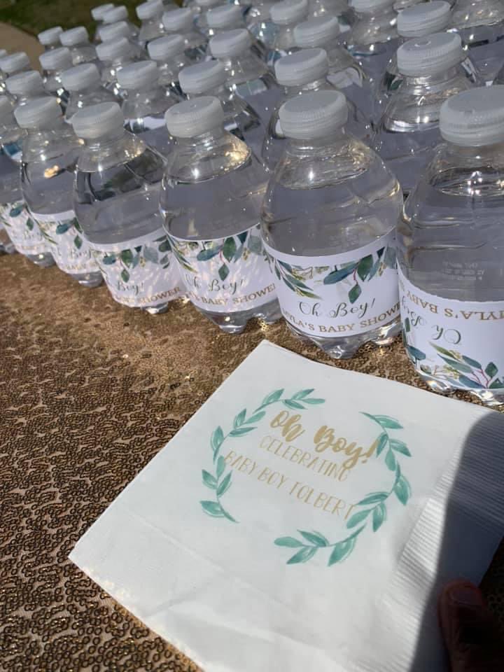LesaPamplin's tweet photo. When FAMU shows up for a baby shower.  It’s a BOY.#Braylen. https://t.co/Zsjr4lifwI