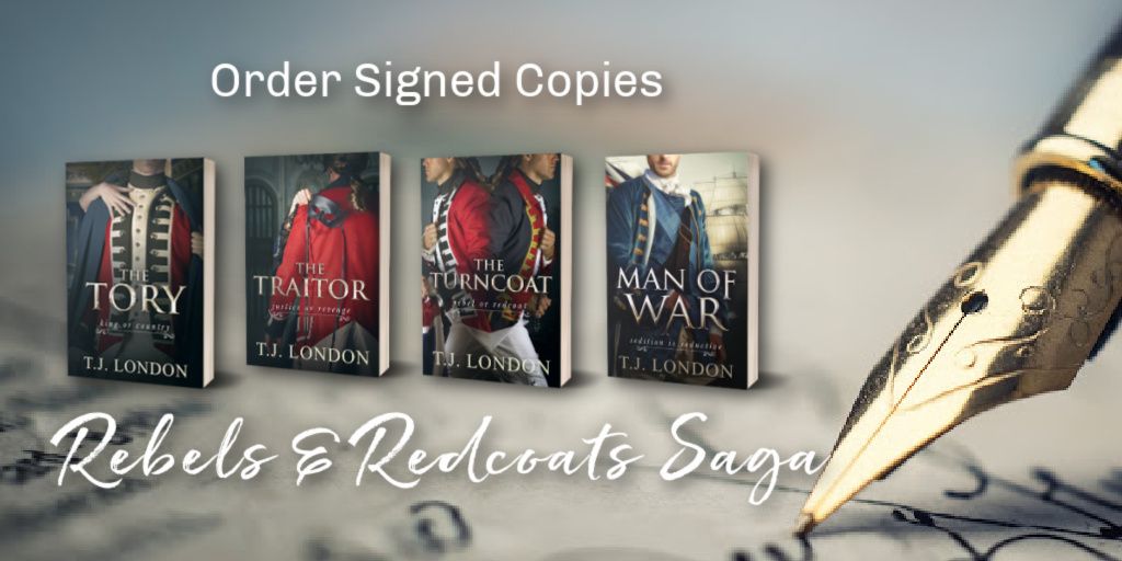 Between now and April 5, 2021 you can order signed copies of the Rebels &amp; Redcoats Saga novels. Order today: buff.ly/2P8oxqr
