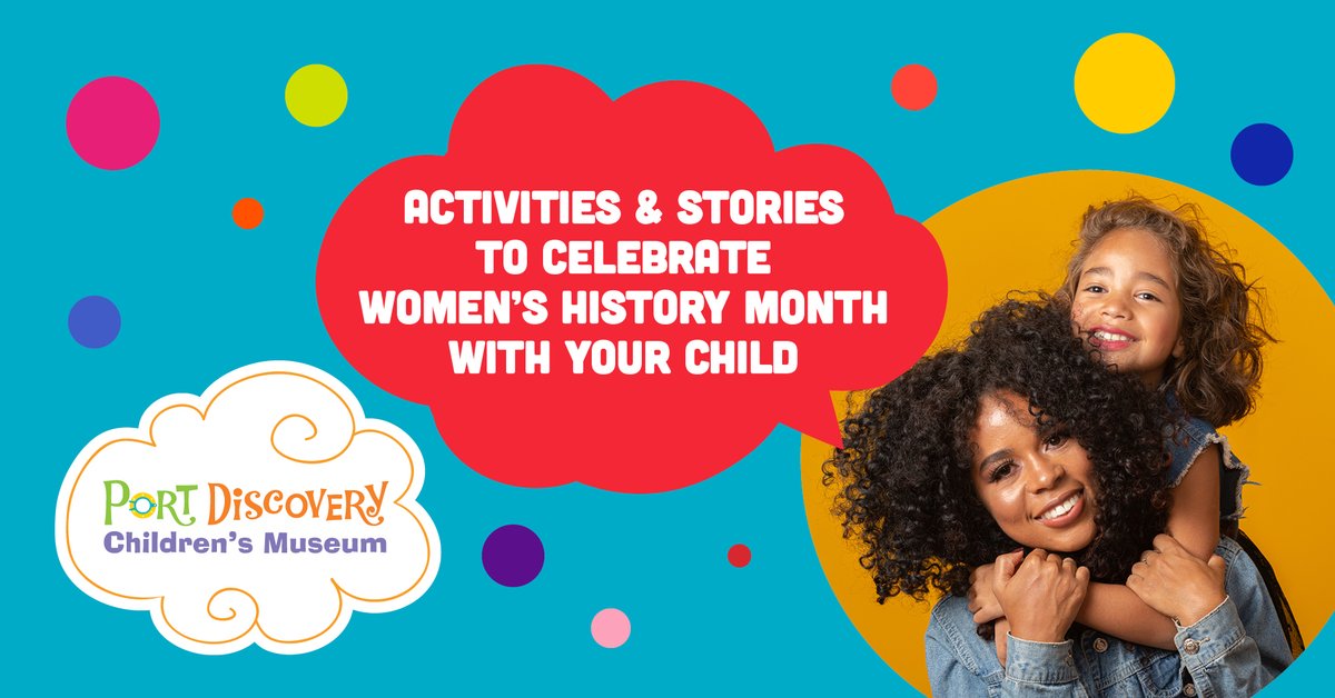 March is Women's History Month!
❤️ Take time to educate the little learners in your life about important female figures from the past and present this March - and have some fun doing it together!
💡 Check out our fun and easy ideas via our blog: bit.ly/3e5y0c0 #mybmore