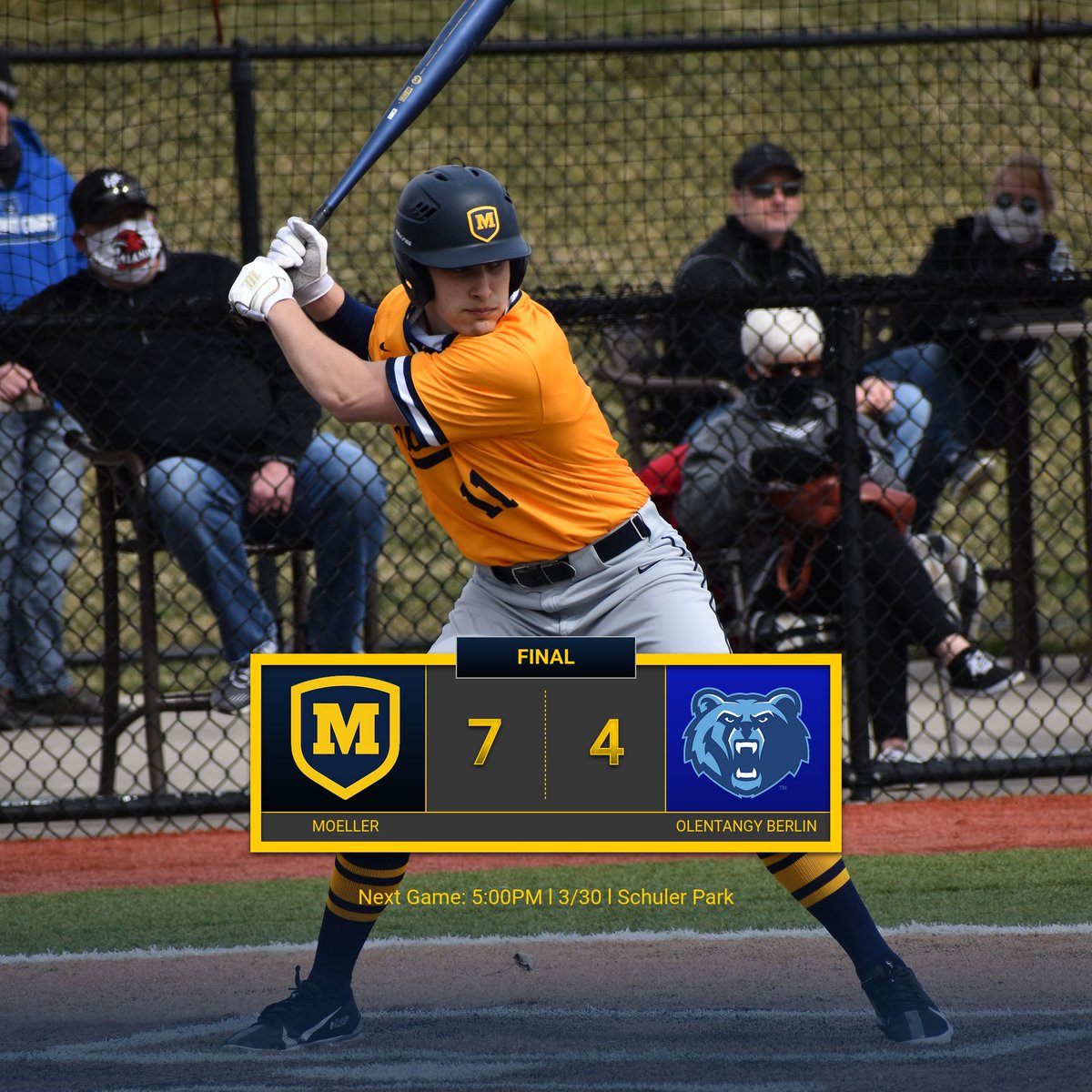 Win #1 of the season in the books!!
The Crusaders were able to hold off the Bears in the top of the 7th and take home the first win of the season 7-4!! #thatwinningfeeling #WIN #yougetwhatyougive #letsgobigmoe