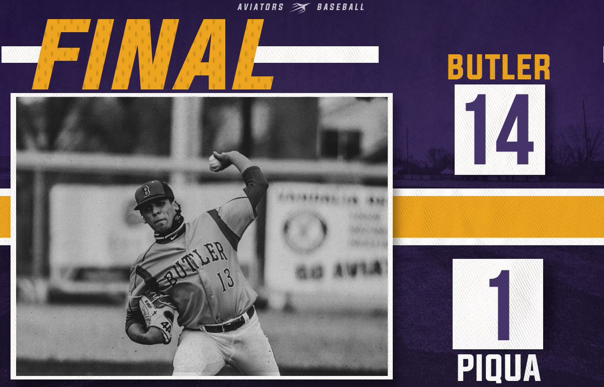 AVIATORS WIN! Quinton Hall (7K) allowed just 2 hits &amp; Bitty Hendricks closed out the win striking out the side in the 5th. Kaden Echeman went 3-3 w/3 runs &amp; 2 RBI. Carson Clark went 2-3 w/a 3-run homer to deep center. Matt Heeter &amp; Boston Smith each added 2 RBI in the win.