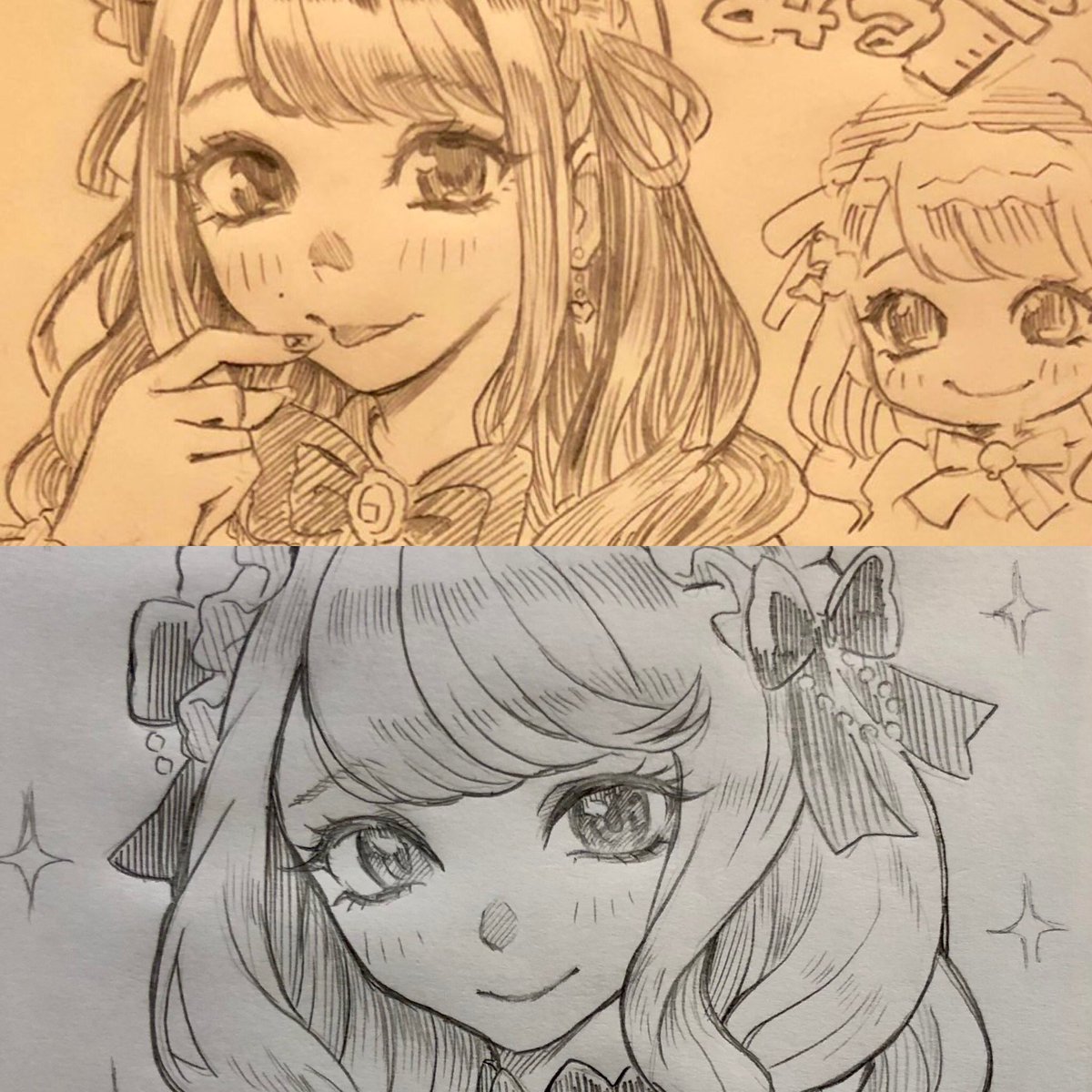 #今月描いた絵を晒そう 

ご依頼絵などなど? 