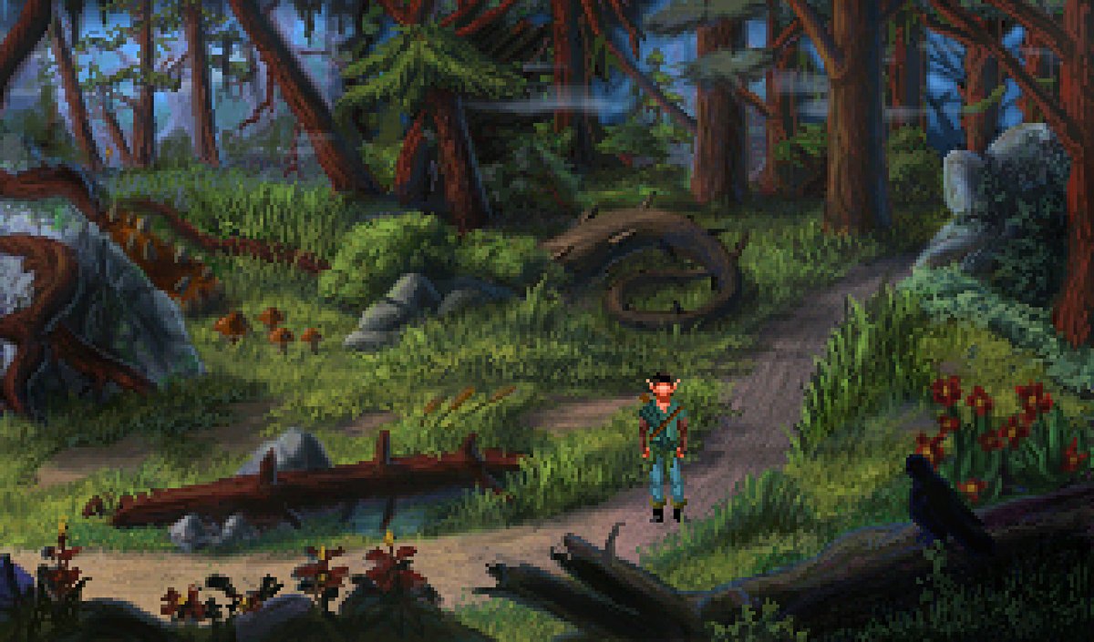 kittensoft39's tweet photo. Huzzah, I've finished "Order of the Thorne: The King's Challenge"! A fun and musical adventure! I don't want to reveal any ending spoilers, so here's a stinky swamp instead. 👑🎶

#OrderoftheThorne #InfamousQuests #pointandclick #indiegame https://t.co/i9QjrKteKg