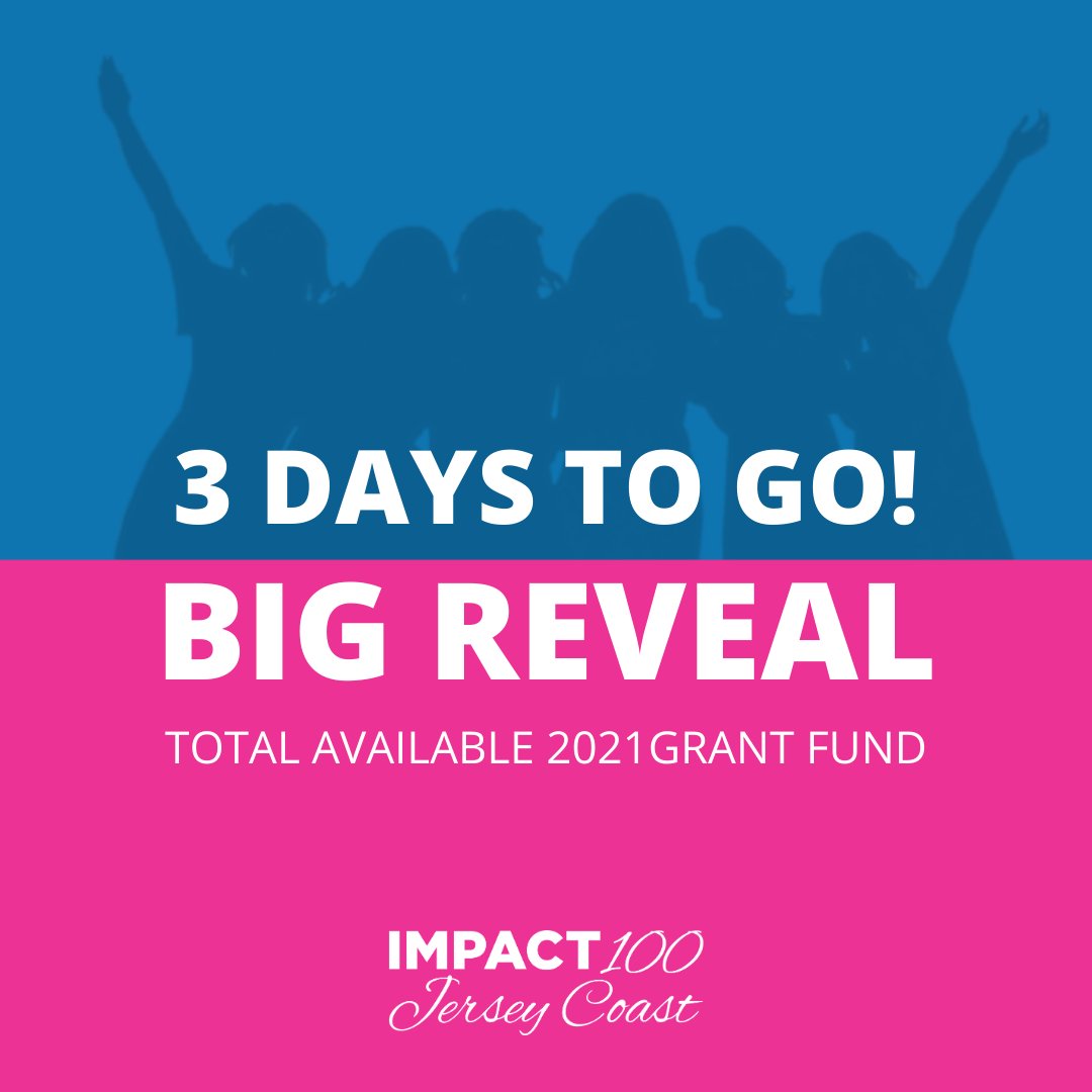 Impact100JC's tweet photo. Hey #Impact100 members...we're getting excited behind the scenes! Stay tuned for our announcement coming on April 1 with the total #grant amount we have available to fund high-impact projects in #MonmouthCounty. You'll be the first to know!
#Impact100JC #grants #nonprofits https://t.co/hh08DuyfVH