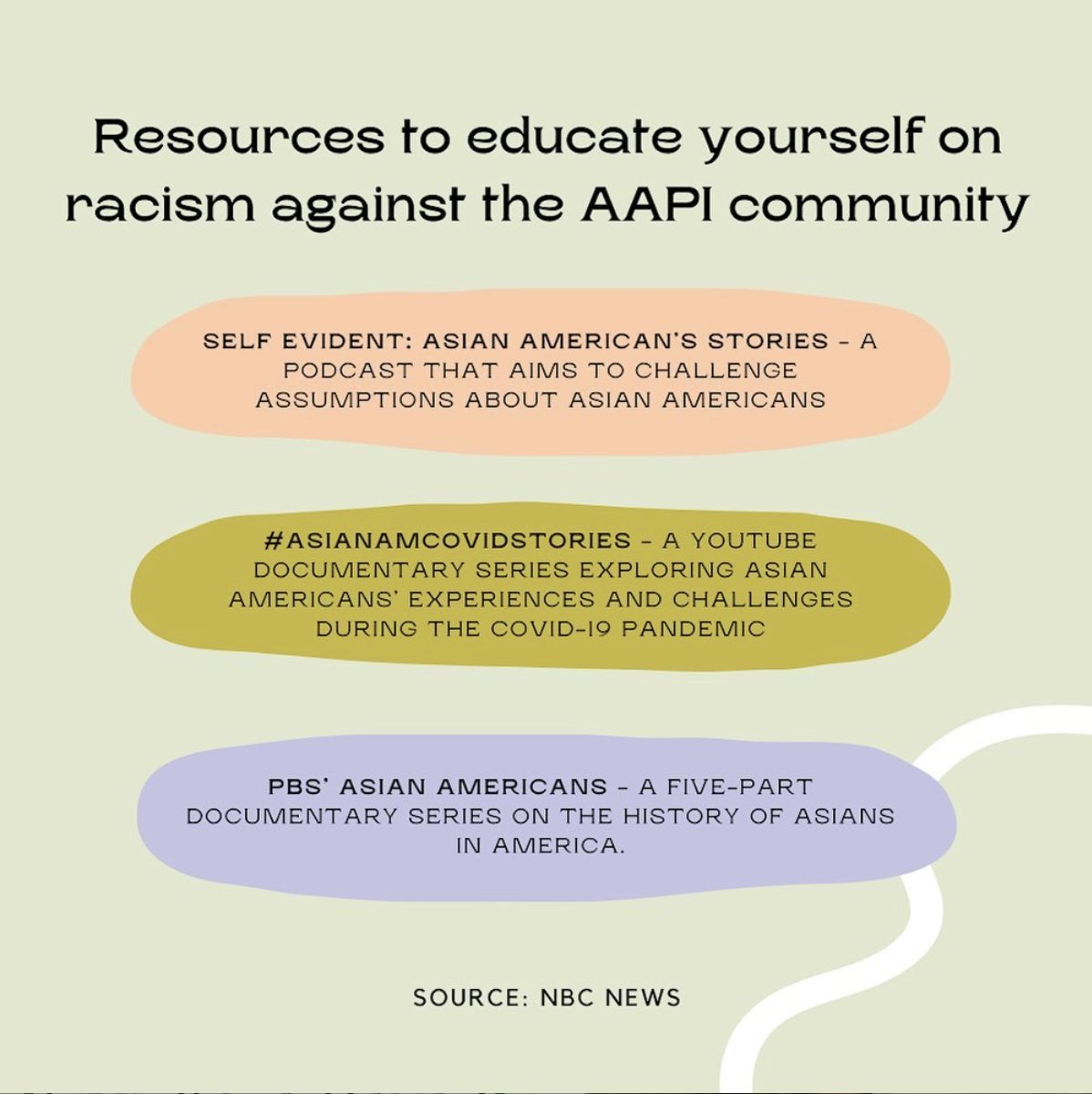 WWWriters's tweet photo. Take action against racism by further educating yourself on the AAPI (Asian American and Pacific Islander) community and the struggles that they face. Here are a few resources you can turn to in order to learn more. https://t.co/KUP5s8Ic3M