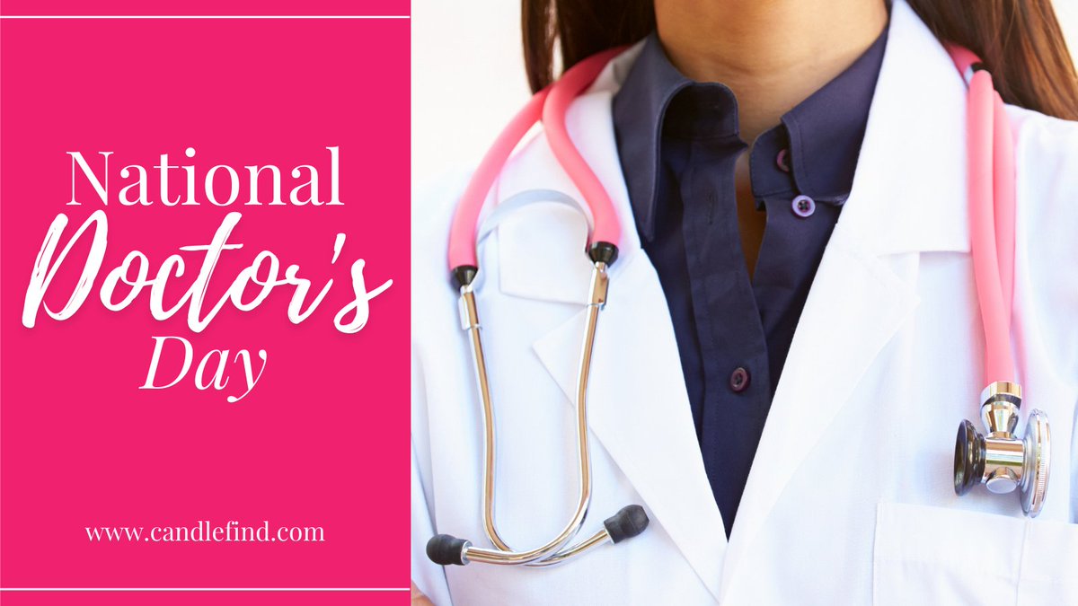 Candlefind's tweet photo. Shoutout to all the amazing Doctors out there today!  We know that working in the medical field is a very physically and emotionally demanding (especially during a pandemic) and are so appreciative of you! 🤗 💕#NationalDoctorsDay #HappyDoctorsDay #healthcareheroes https://t.co/ItGkwWIdPx