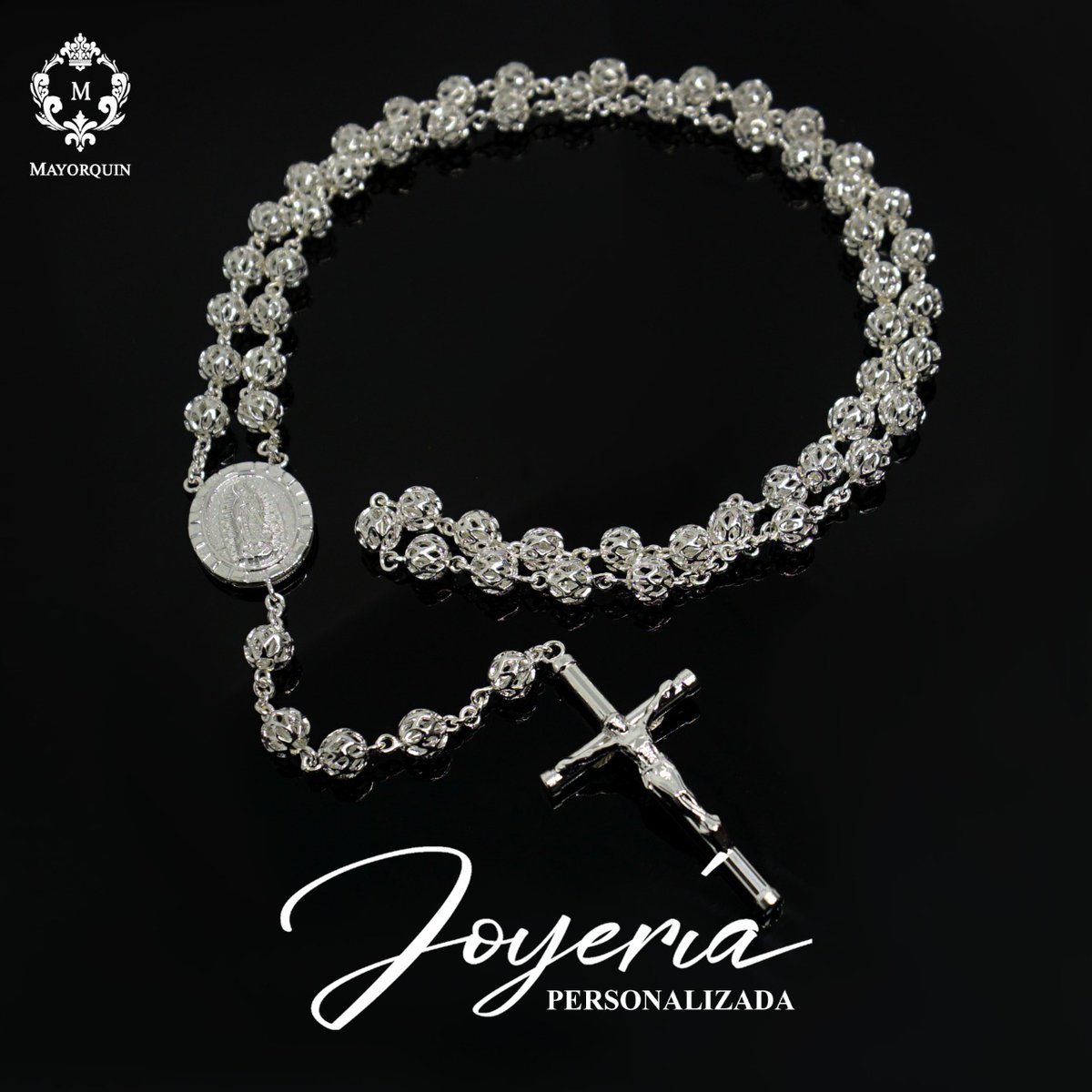 MayorquinJoyas's tweet photo. Este hermoso #Rosario de #Plata puede ser tuyo comunícate con los expertos al +52 3312937798 y te lo mandamos a cualquier parte del mundo de 24 a 72 horas #JoyeríasMayorquin donde tenemos #LUJOATUALCANCE 📲📬🌎💎🇲🇽💯😎#Luxury #Silver https://t.co/Lh1xvtf24n