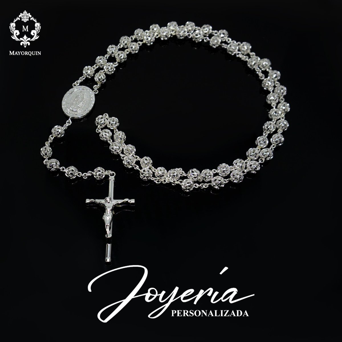 MayorquinJoyas's tweet photo. Este hermoso #Rosario de #Plata puede ser tuyo comunícate con los expertos al +52 3312937798 y te lo mandamos a cualquier parte del mundo de 24 a 72 horas #JoyeríasMayorquin donde tenemos #LUJOATUALCANCE 📲📬🌎💎🇲🇽💯😎#Luxury #Silver https://t.co/Lh1xvtf24n