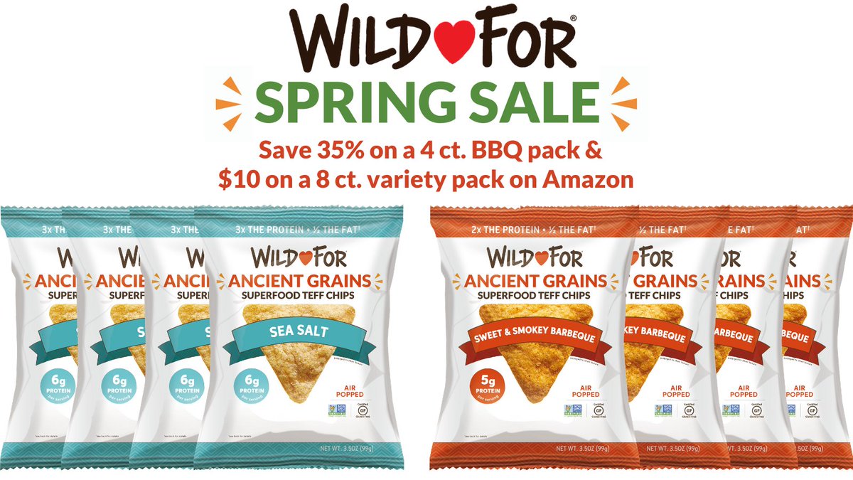 Hi Friends, 
Check out our Spring Sale on Amazon! 
++Save 35% on a 4ct BBQ pack - rb.gy/qbgcrm
++Save $10 on an 8ct Variety Pack - rb.gy/zfpnda