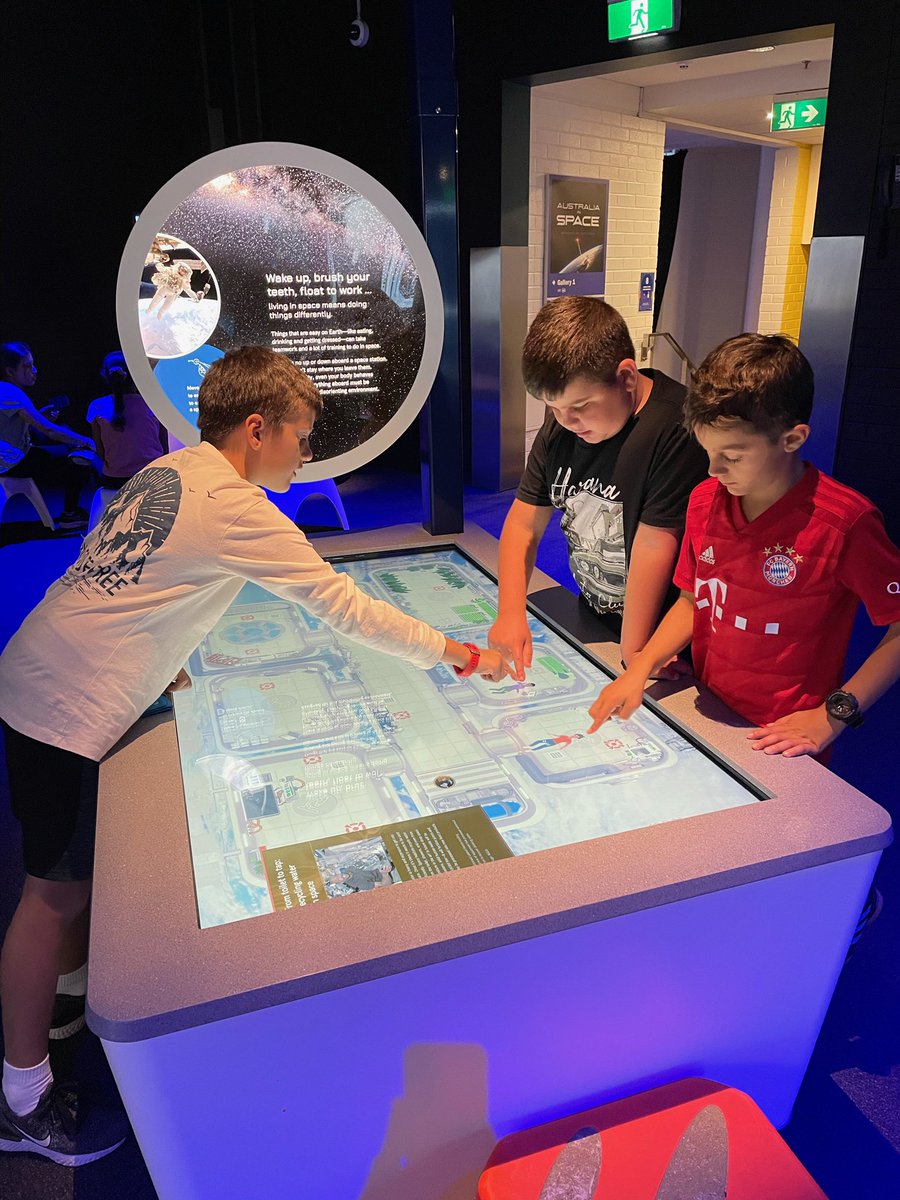RamsgatePS's tweet photo. 🔬🧬🔭 Year 5 students exploring (and having fun) at Questacon! #Science #Stage3 #Year5 #Questacon #LoveWhereYouLearn #Part1 https://t.co/yyObKTvAMc
