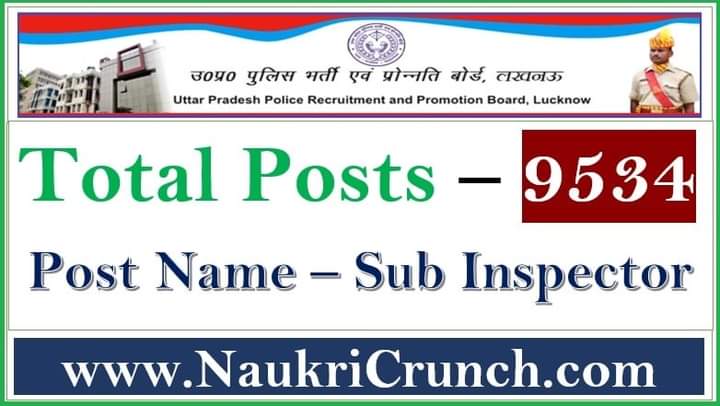 CrunchNaukri's tweet image. UP Police SI Recruitment 2021 – Apply for 9534 Vacancies
Check Details/Apply Link : bit.ly/3fpD1g1

#UPPOLICESI##