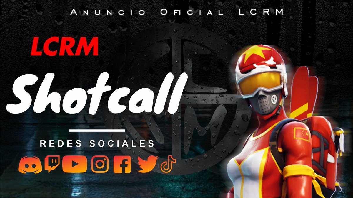 TeamLCRM's tweet photo. Hoy ha llegado un nuevo integrante para darlo todo en el competitivo de la mano de LCRM🪀, presentamos a shotcall
es un honor tenerte con nosotros🏛
Bienvenido shotcall 💎
#LCRM https://t.co/bytU92kFQ8